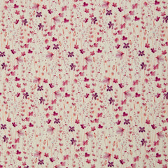 Rippjersey Mia Aquarellblumen erika rosa pink