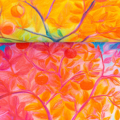 Canvas Dekostoff Bäume bunt Swafing