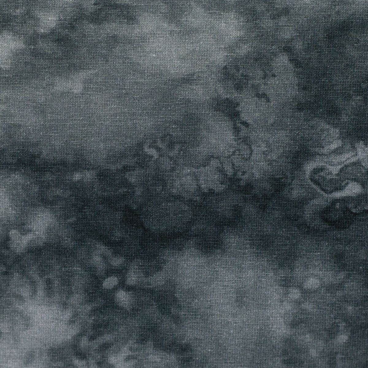 Baumwolljersey Batik dunkelgrau