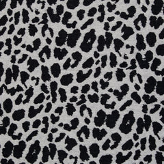 Jacquard Jersey Leo schwarz Naturweiß Emely Swafing