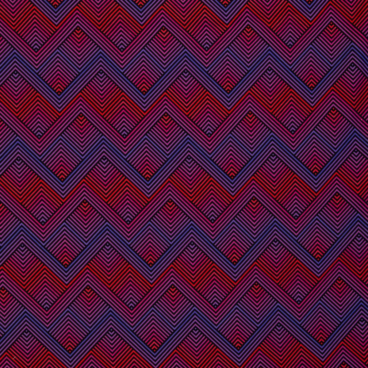 Canvas grafisches Muster Linien klein Pink - Abby Swafing