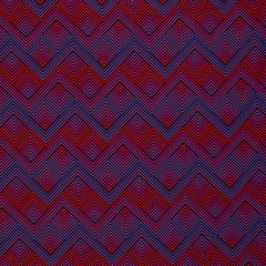 Canvas grafisches Muster Linien klein Pink - Abby Swafing