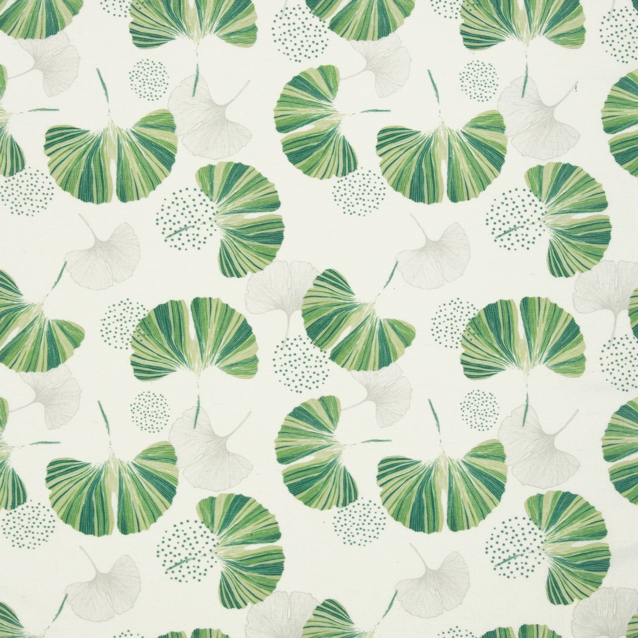 beschichtete Webware Canvas Alsfeld Gingko Blätter
