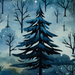 Sweat Holly Winter Wald Bäume blau Swafing