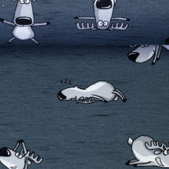Thorsten Berger Rentiere Wintermoods blau