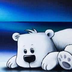 Thorsten Berger Sweat Panel On the Rocks Eisbär Polarlichter