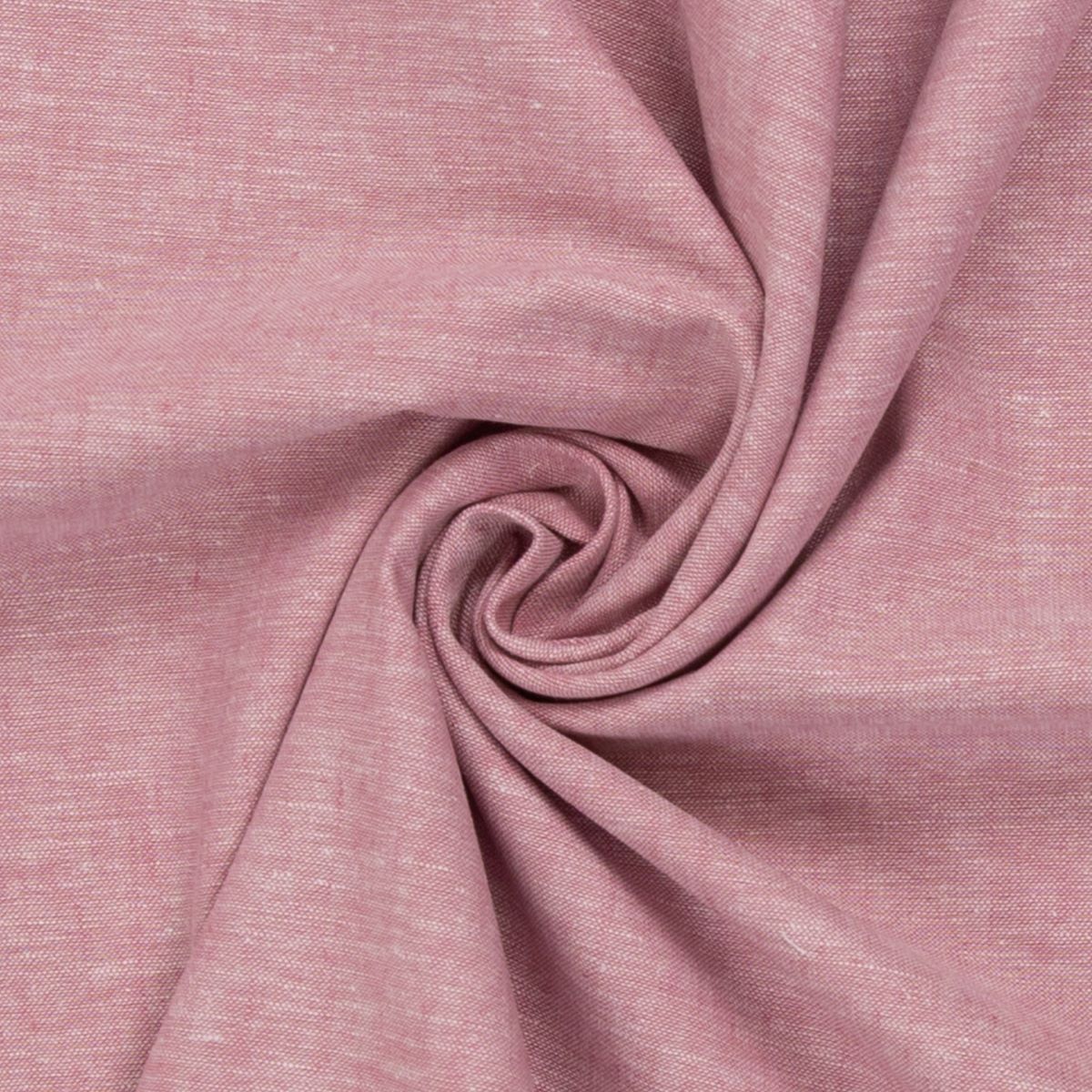 Leinen Baumwoll Mischgewebe Paul Swafing altrosa meliert