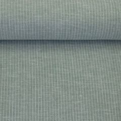 Leinen Baumwoll Mischgewebe Paul Swafing Streifen mint meliert