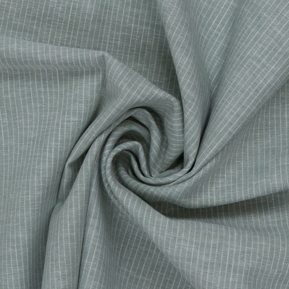 Leinen Baumwoll Mischgewebe Paul Swafing Streifen mint meliert