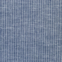 Leinen Baumwoll Mischgewebe Paul Swafing Streifen jeansblau meliert