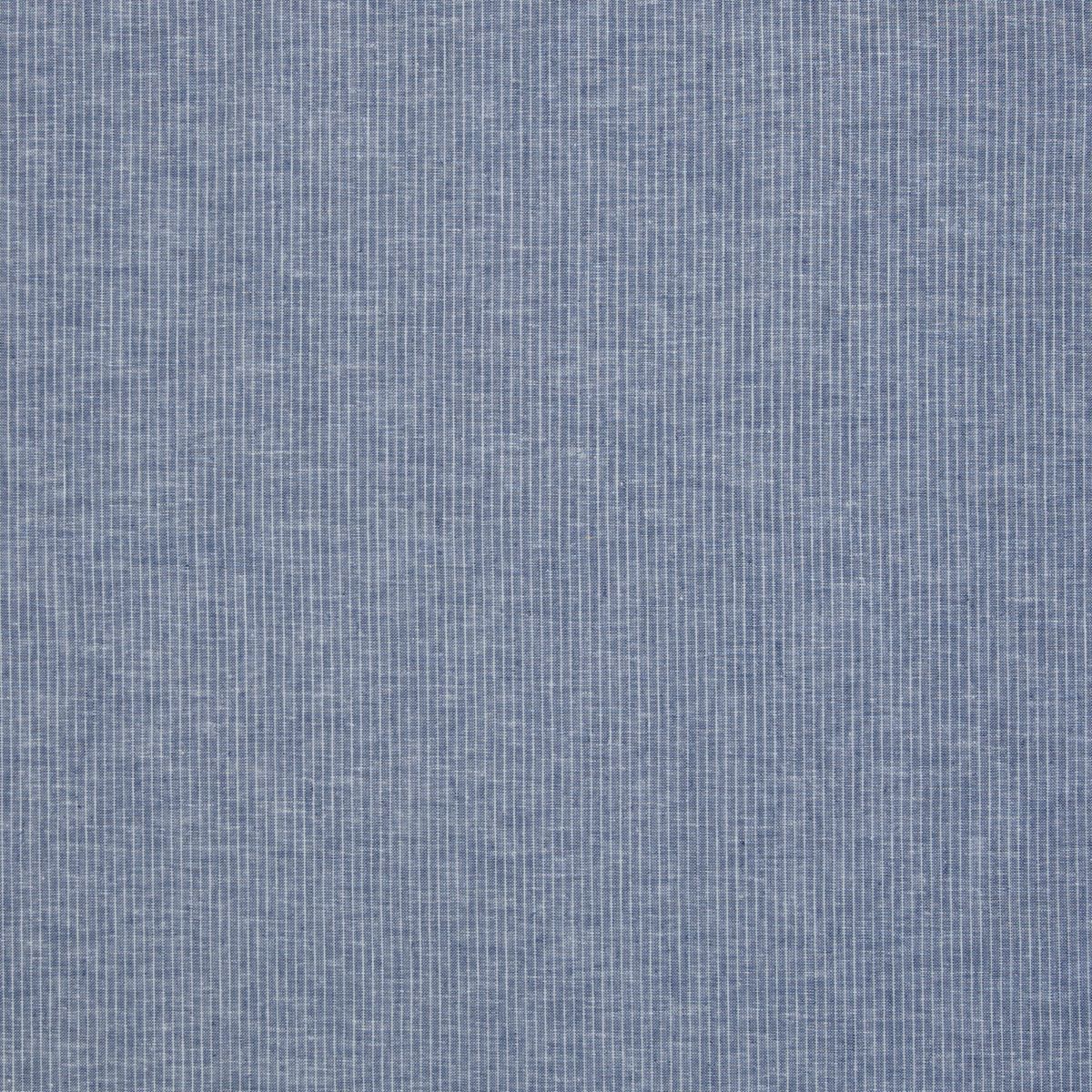 Leinen Baumwoll Mischgewebe Paul Swafing Streifen jeansblau meliert