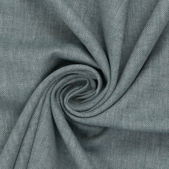 Leinen Baumwoll Mischgewebe Paul Swafing Fischgrät salbei meliert