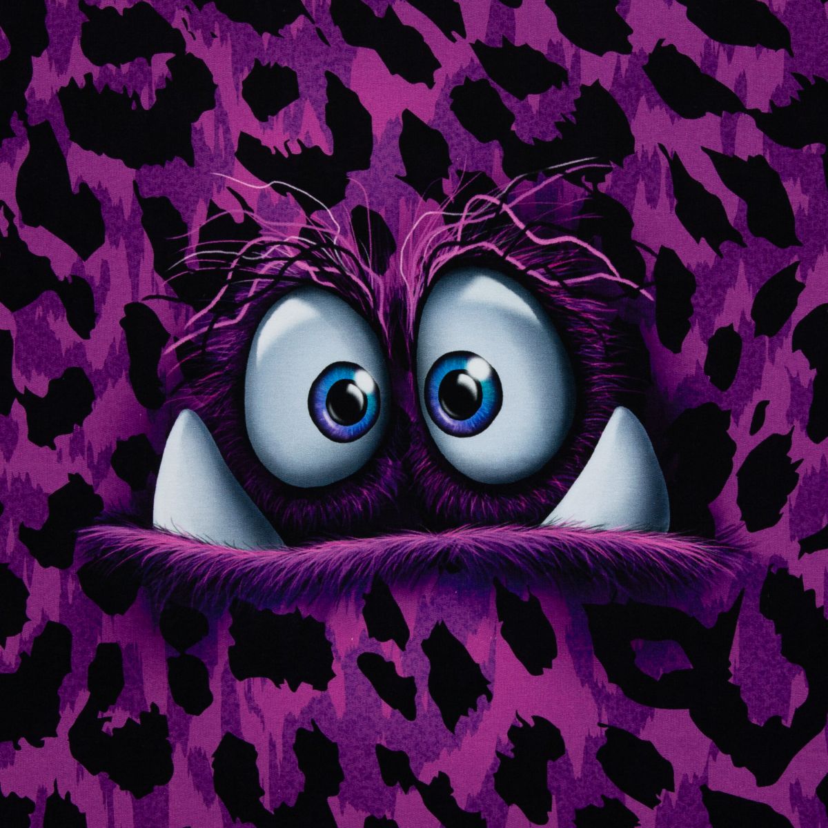 Thorsten Berger French Terry Panel Monsta Leo pink