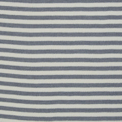 Musselin Sonja gestreift garngefärbt navy