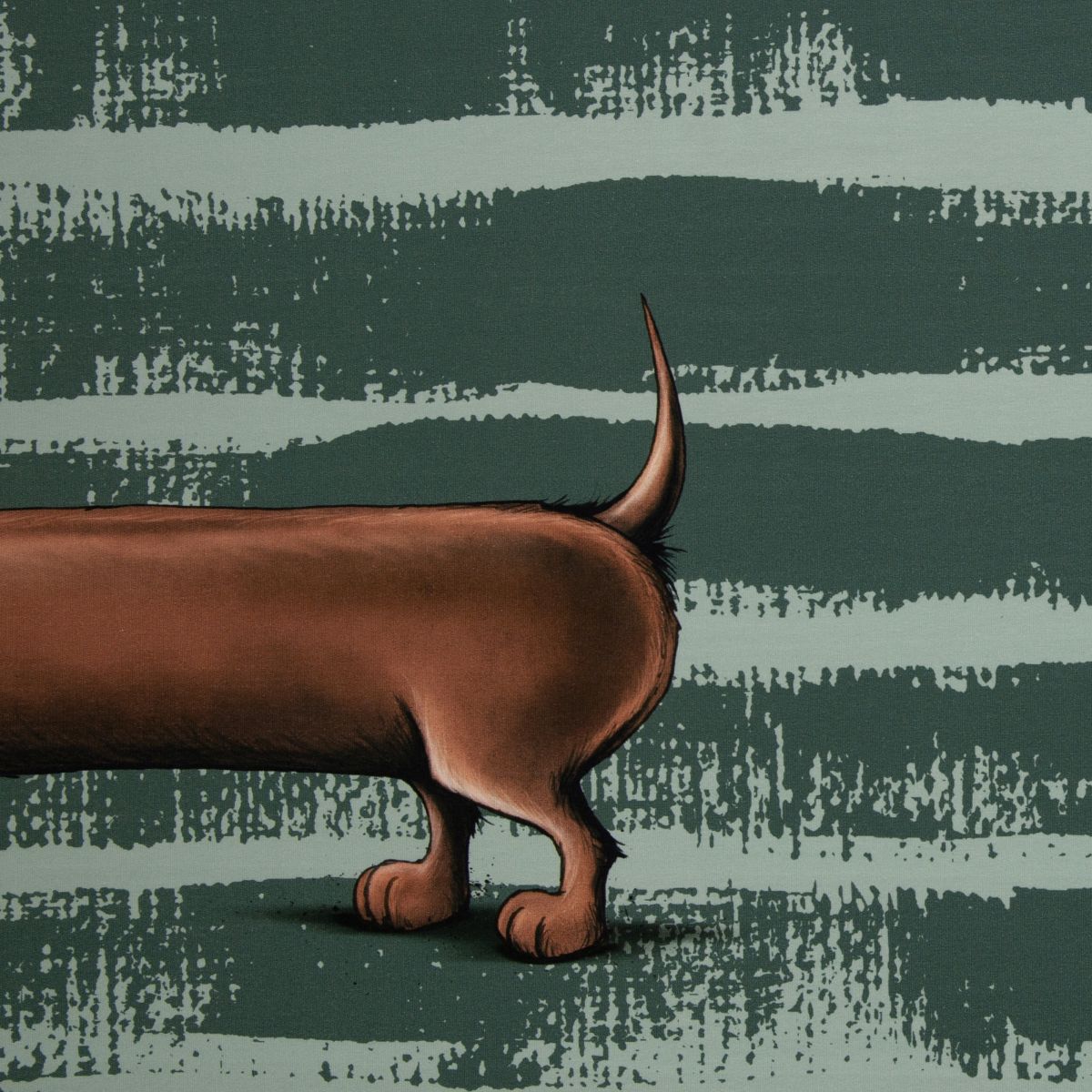 Panel Thorsten Berger Cheeky Animals Dachhund Berny Dackel rauchblau