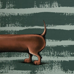 Panel Thorsten Berger Cheeky Animals Dachhund Berny Dackel rauchblau
