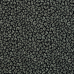 Double Slub Musselin Leo schwarz 