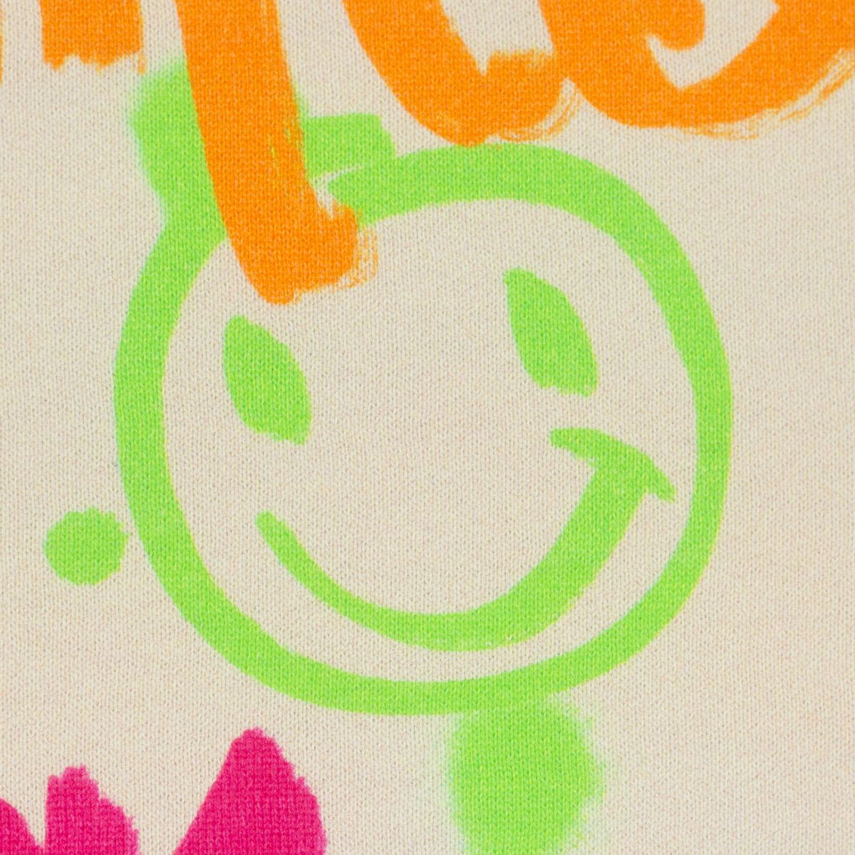 Sweat angeraut Happy Smile natur von Christiane Zielinski Swafing
