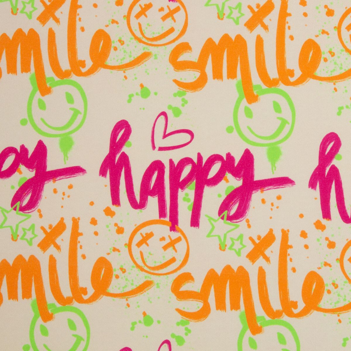 Sweat angeraut Happy Smile natur von Christiane Zielinski Swafing