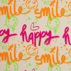 Sweat angeraut Happy Smile natur von Christiane Zielinski Swafing
