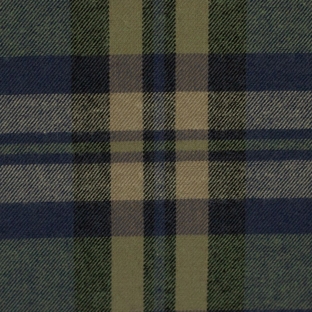 Flanell kariert khaki Maverick Swafing