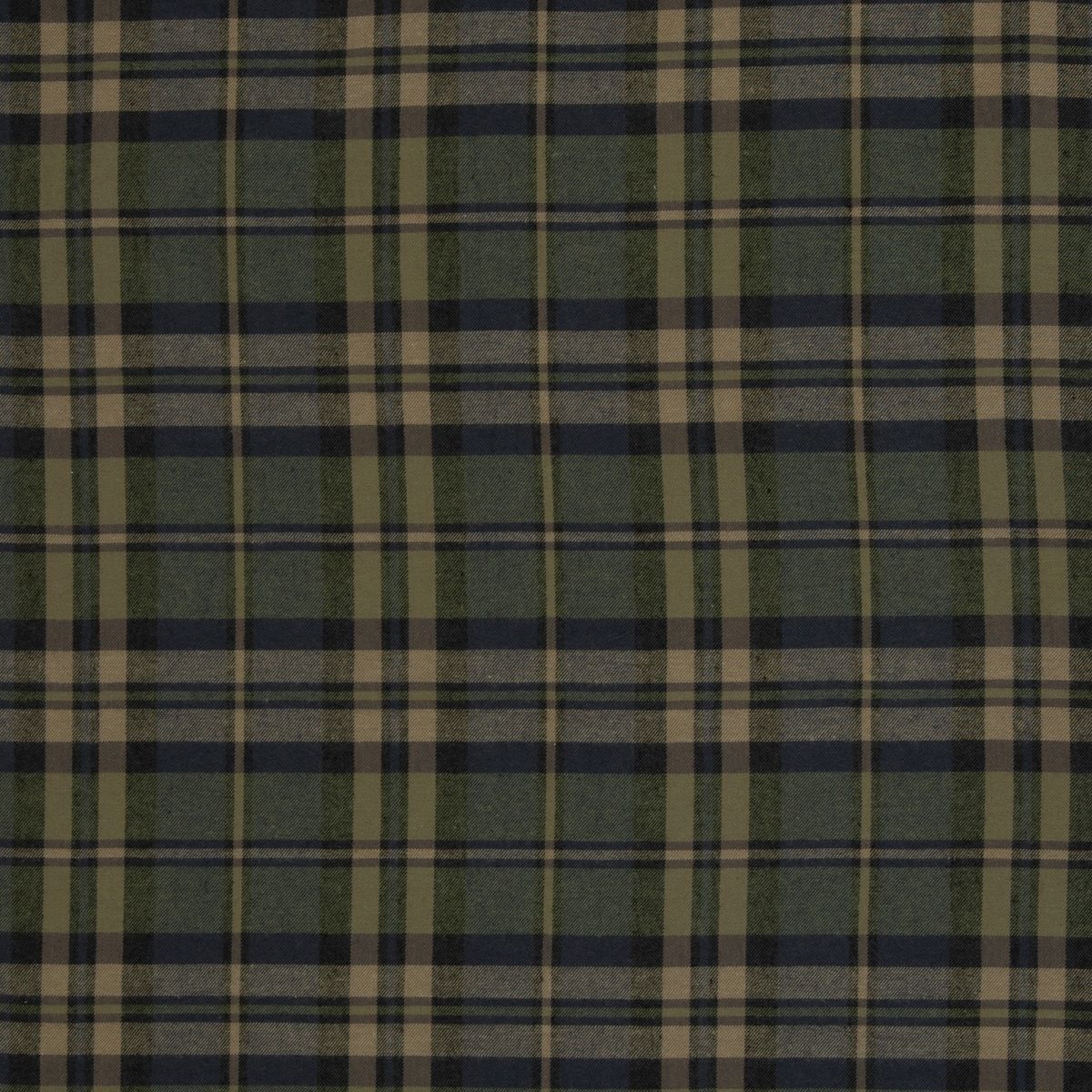Flanell kariert khaki Maverick Swafing
