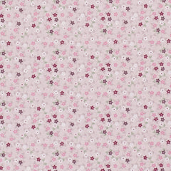 Baumwollwebware mille fleurs rosa