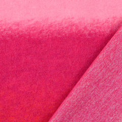 Mantelstrick Wooltouch Farbverlauf pink