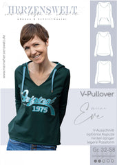 Papierschnittmuster Pullover Eve meine Herzenswelt