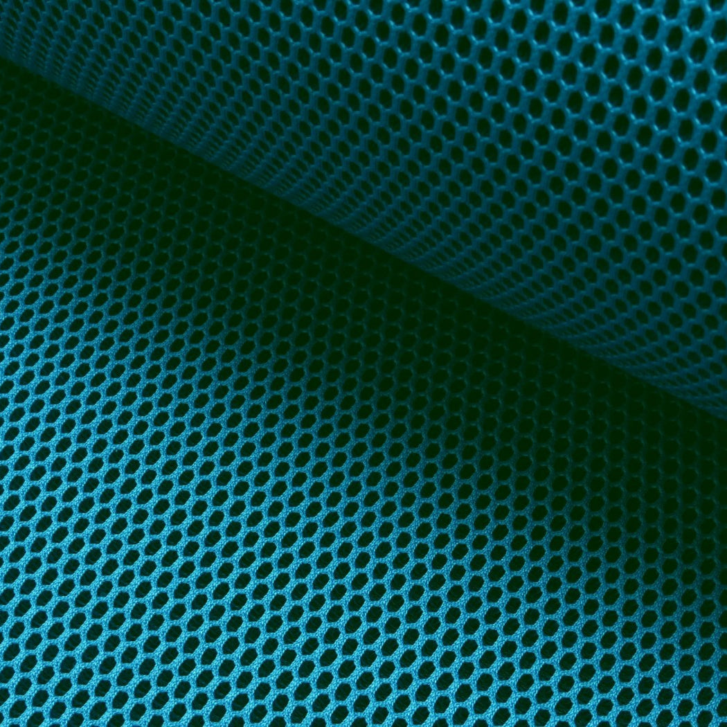 3D Netz Mesh mit Geweberücken türkis