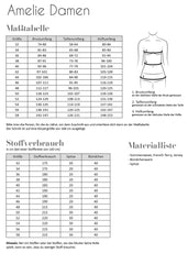 Papierschnittmuster Kleid Amelie Fadenkäfer
