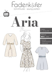 Papierschnittmuster Kleid Aria Fadenkäfer