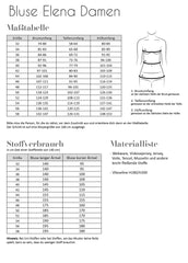 Papierschnittmuster Bluse Elena Fadenkäfer