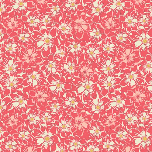 Art Gallery Fabrics - Baumwollwebware - Abloom Fusion - Bed of Daisies Abloom - Bonnie Christine