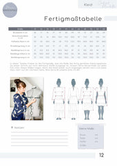 Papierschnittmuster Kleid Cadiz Marbella meine Herzenswelt