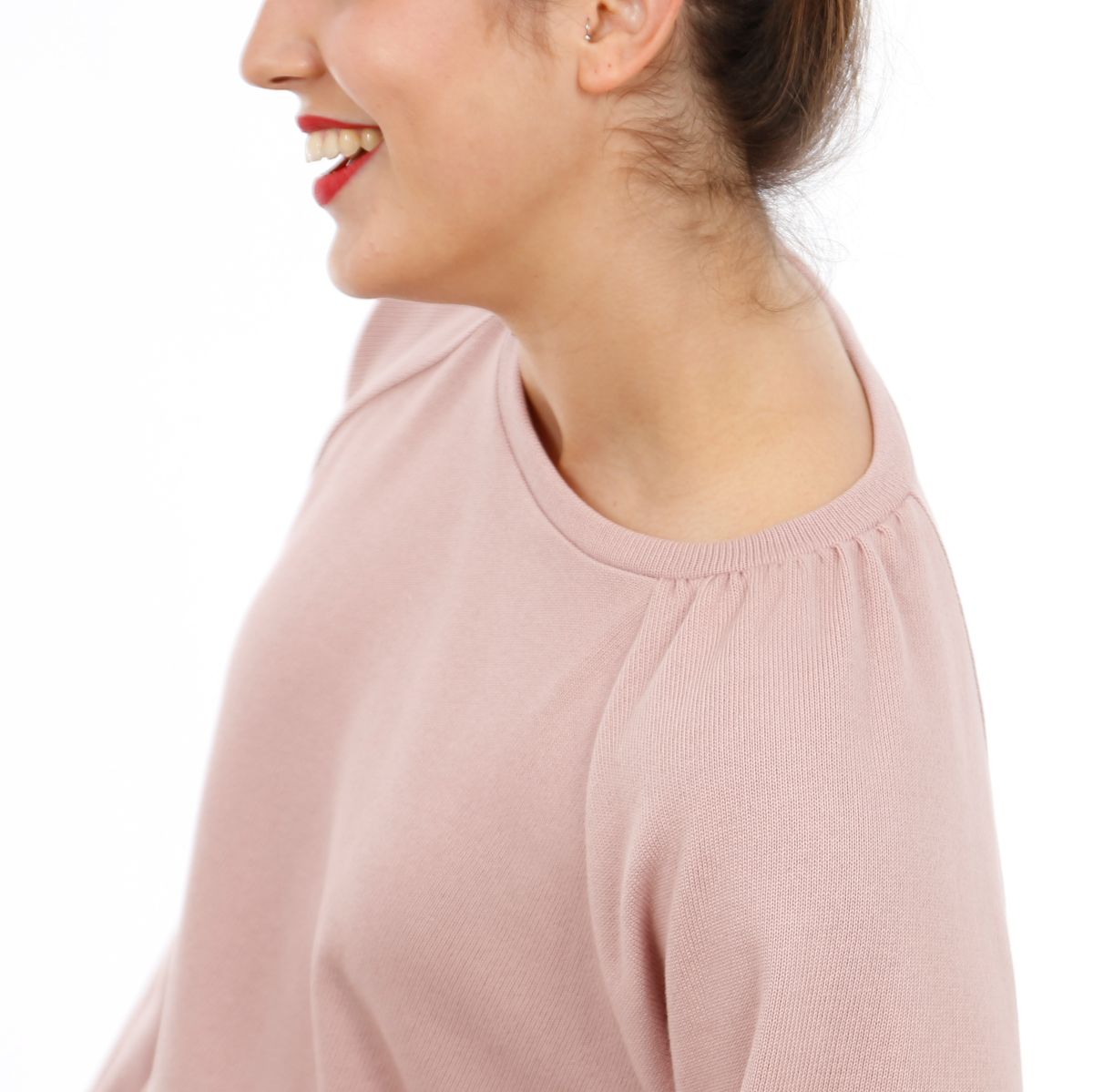 Papierschnittmuster Raglanpullover Frau Caja Damen Studio Schnittreif