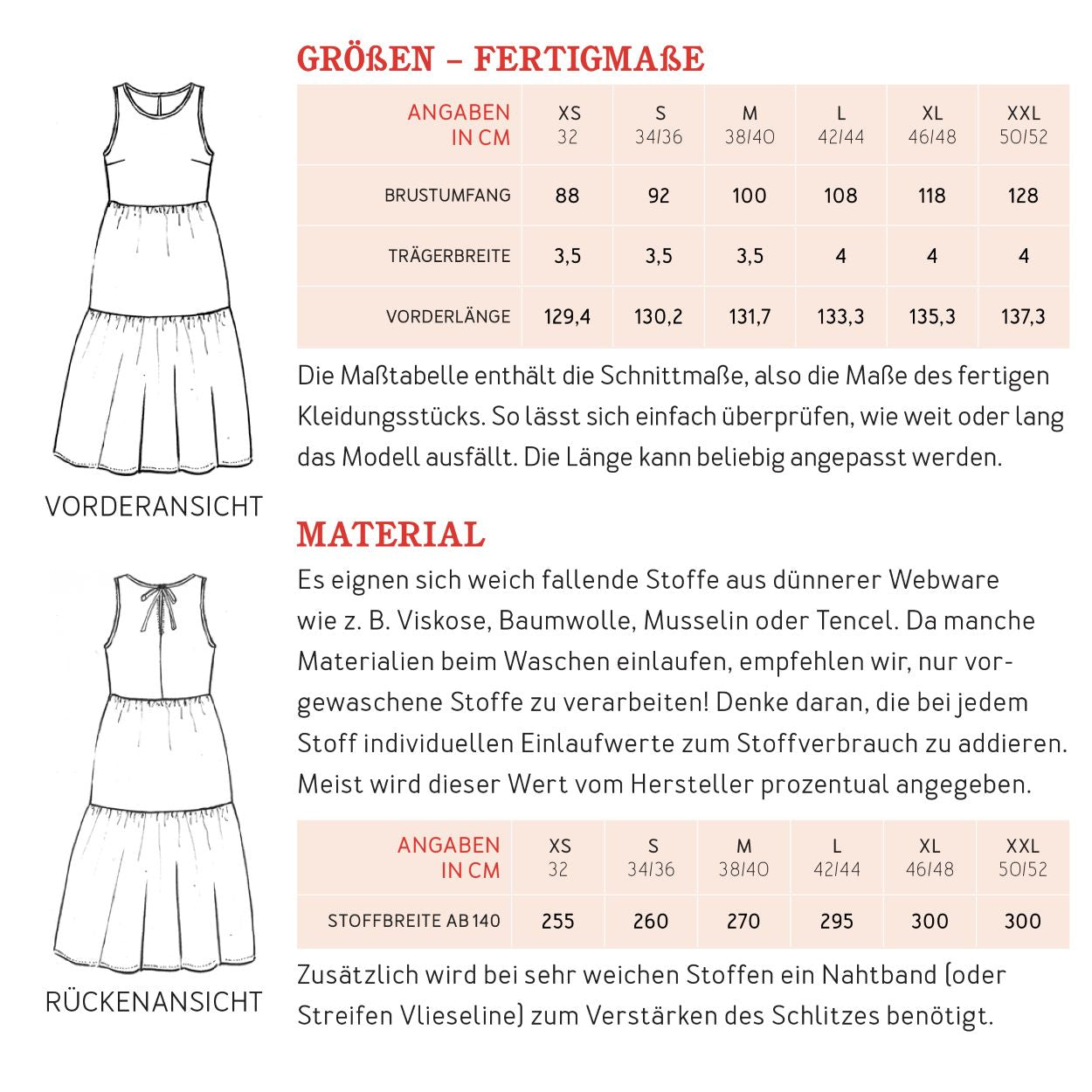 Papierschnittmuster Frau Claire Kleid Studio Schnittreif