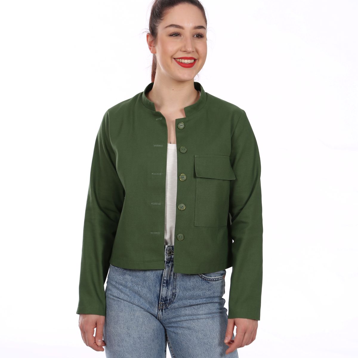 Papierschnittmuster Jacke Frau Cleo Studio Schnittreif