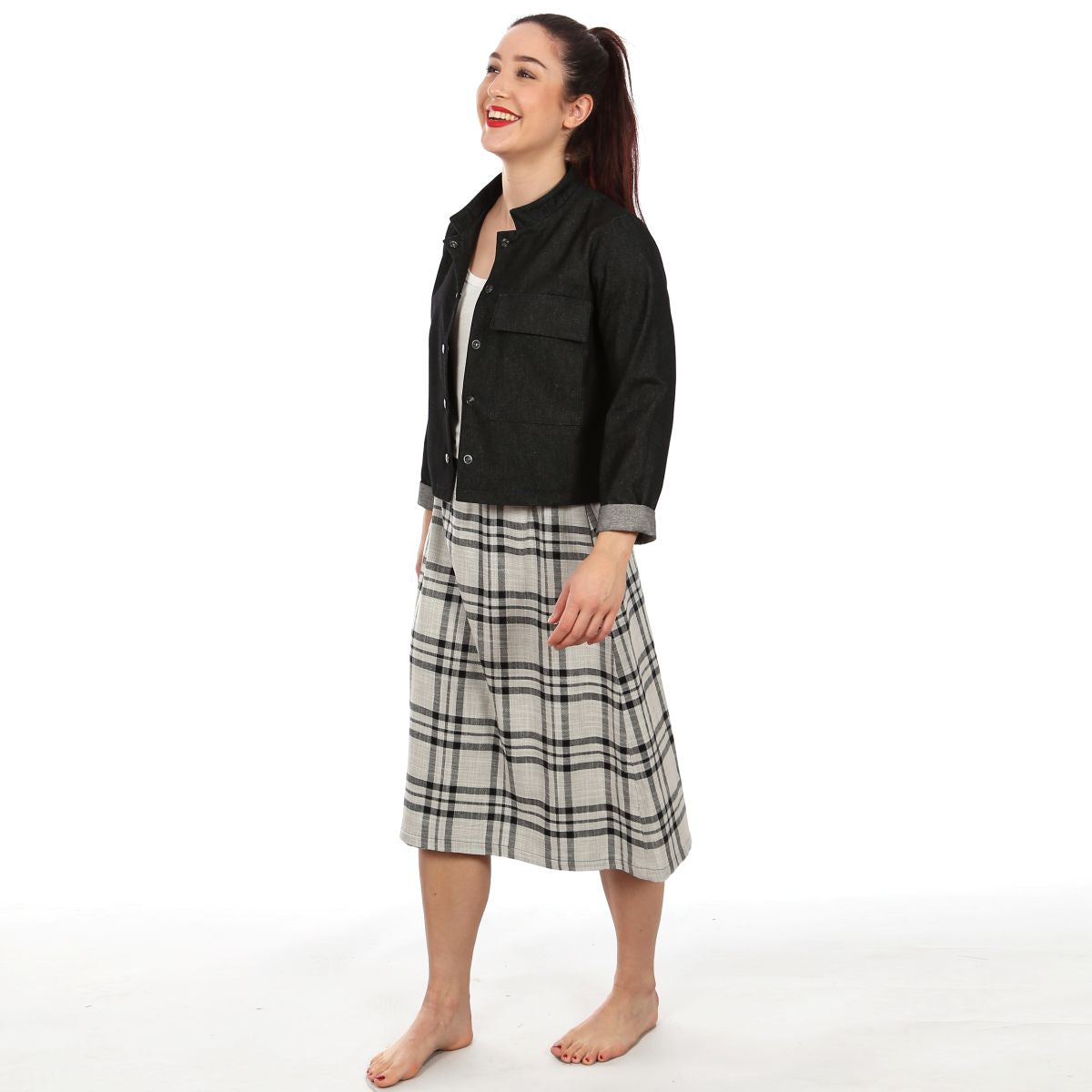 Papierschnittmuster Jacke Frau Cleo Studio Schnittreif