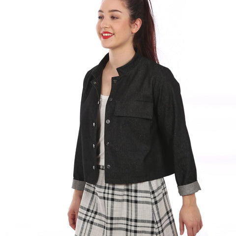 Papierschnittmuster Jacke Frau Cleo Studio Schnittreif