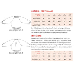 Studio Schnittreif Frau Deetje Sweater Papierschnittmuster