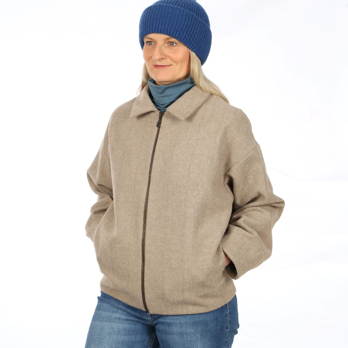 Papierschnittmuster Jacke Frau Ebba Studio Schnittreif