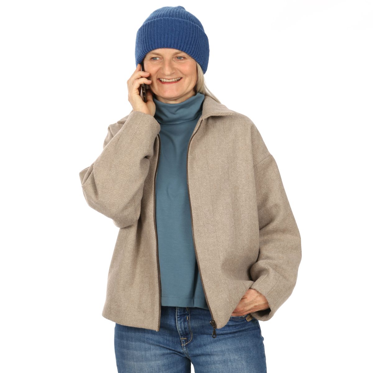Papierschnittmuster Jacke Frau Ebba Studio Schnittreif