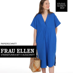 Papierschnittmuster Tunika Kleid Frau Ellen Studio Schnittreif
