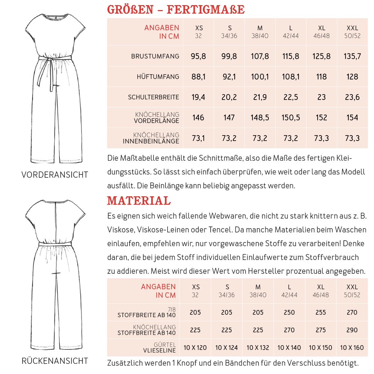 Papierschnittmuster Frau Jula Jumpsuit Damen Studio Schnittreif
