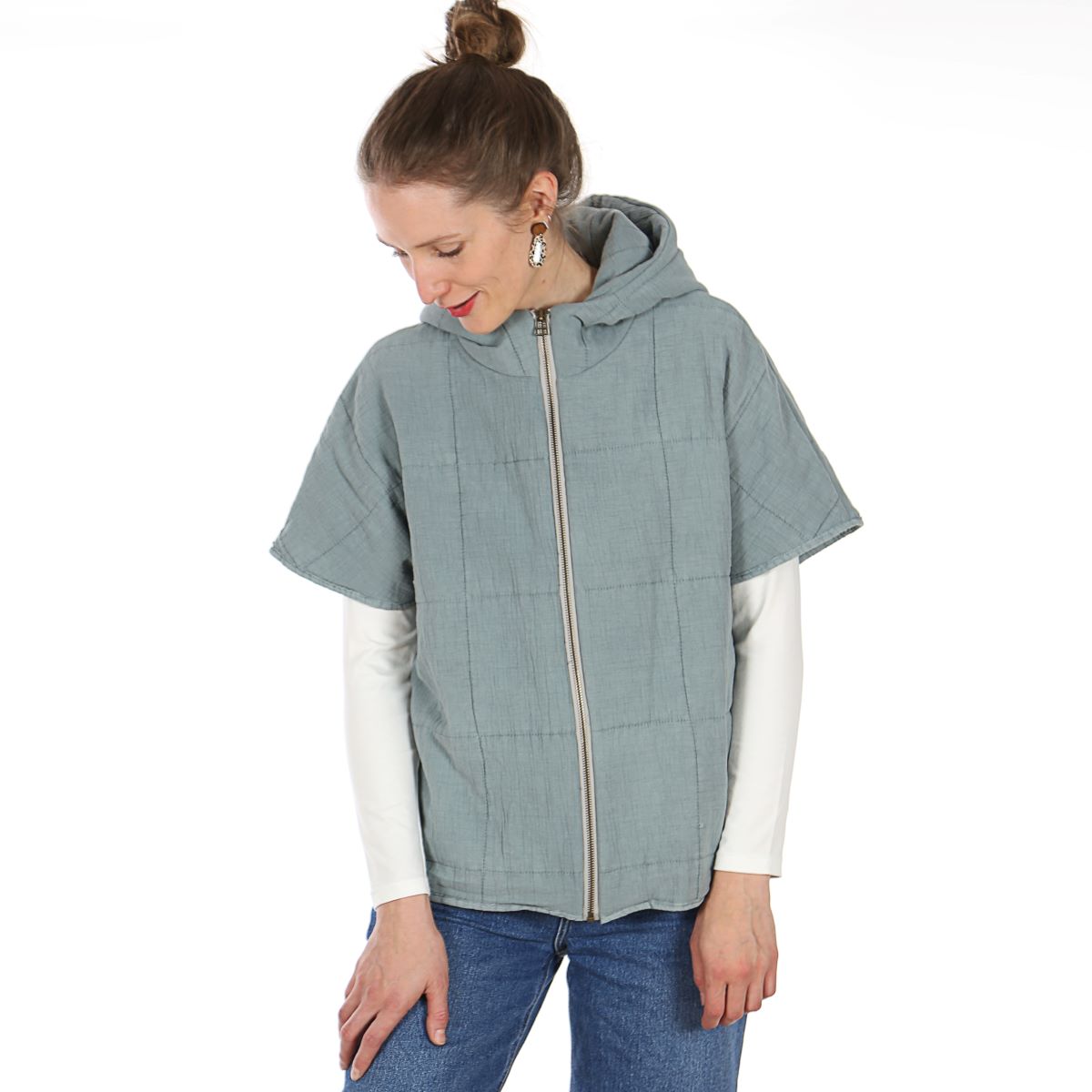 Papierschnittmuster Frau Kyra Weste Damen Studio Schnittreif