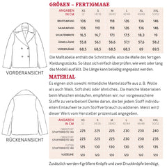 Papierschnittmuster Kurzmantel Frau Laura Studio Schnittreif