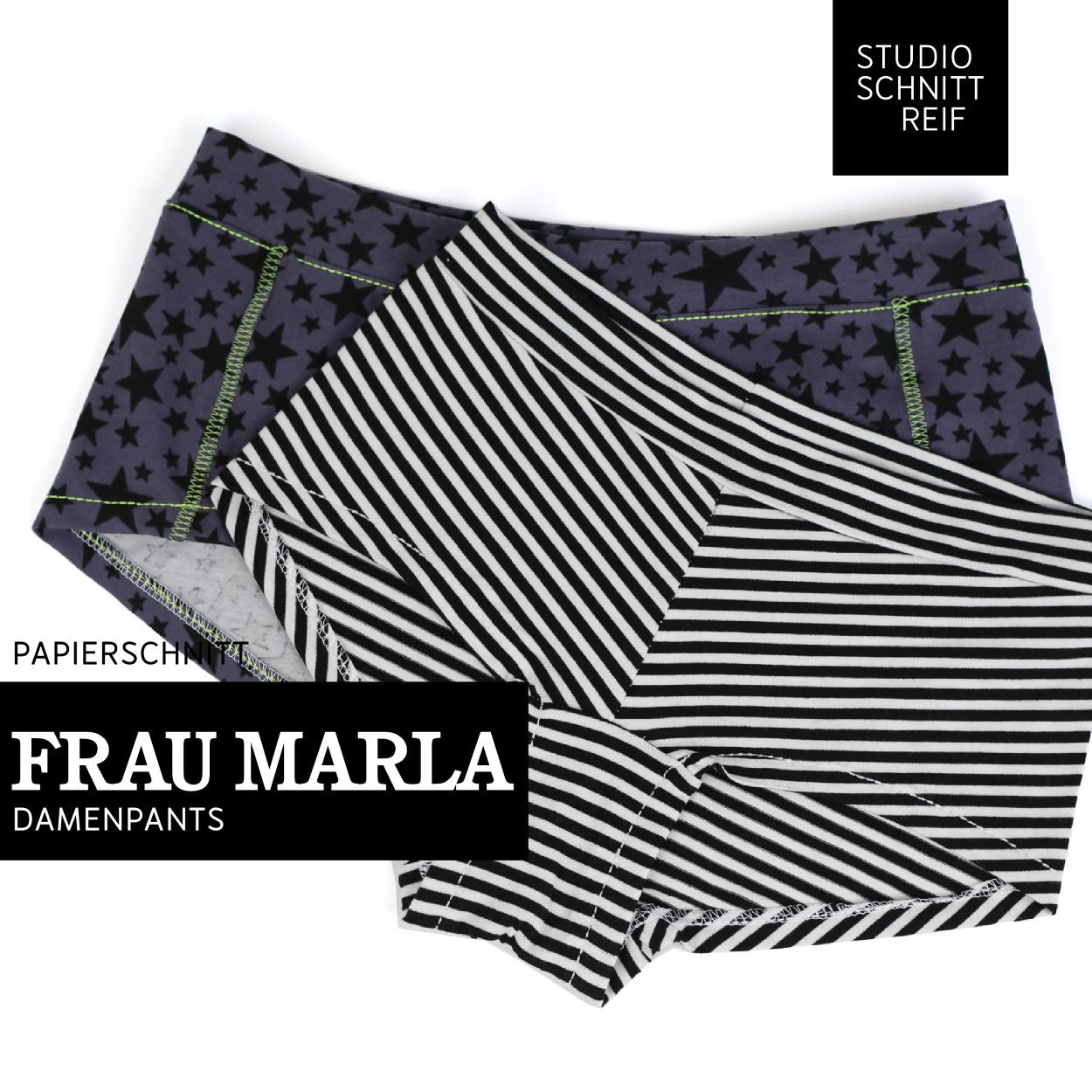 Papierschnittmuster Pants Frau Marla Studio Schnittreif