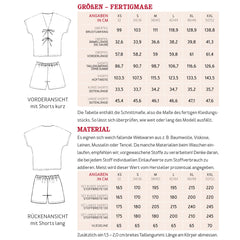 Papierschnittmuster Sommerpyjama Frau Viola Studio Schnittreif