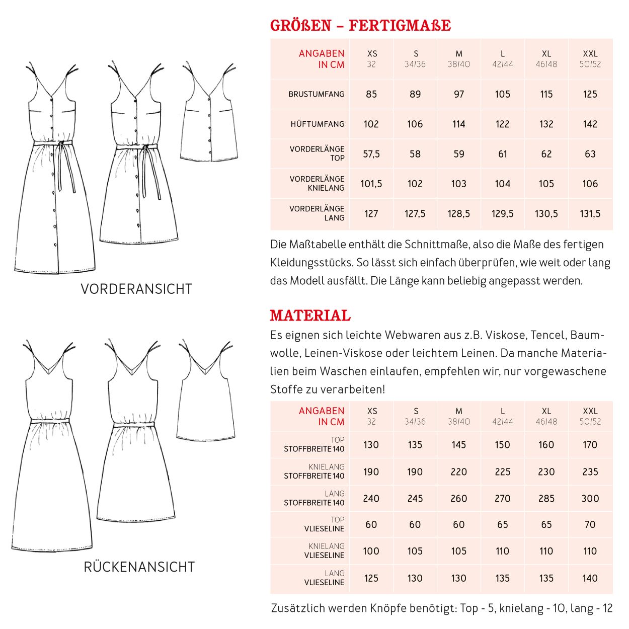 Papierschnittmuster Kleid Top Frau Lulu Studio Schnittreif
